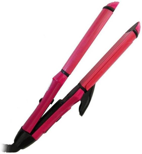 Dytrix Hair Styler Tool Curling Anti-perm Straight Hair Comb Iron Tourmaline U128 2IN1 Hair Curler & Straightener With (Temprature control & Quick heat) S129 Hair Straightener
