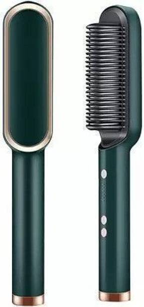 TOT Hair Straightener Tourmaline Ceramic Hair Curler Brush Hair Comb HC78 Hair Straightener