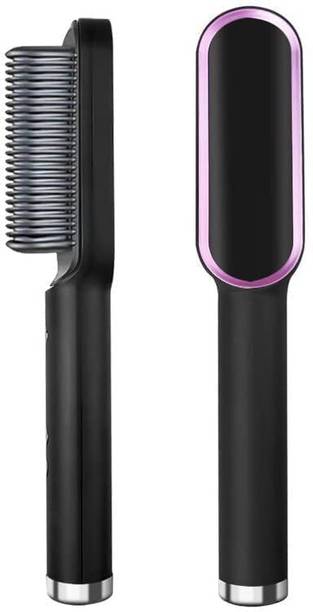 Tadatmay Hair Straightening Brush, Fast Heating - Ionic Care Comb with 5 Heat Settings | Stylish Hair Comb for Men & Women Hair Straightener