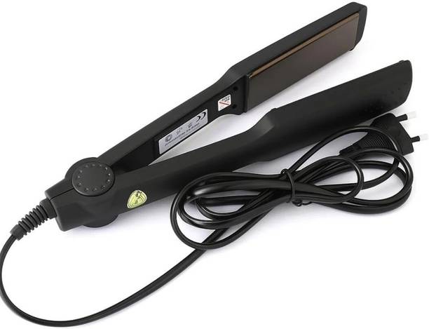 shivlax Professional Ceramic Hair Straightener | Smooth Straightening Iron (black) Hair straightener bada 01 Hair Straightener