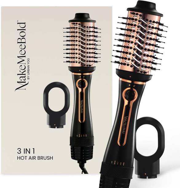 URBANYOG 3 in 1 Hot Air Brush for Women | One Step Dryer, Volumizer and Hair Straightener Brush