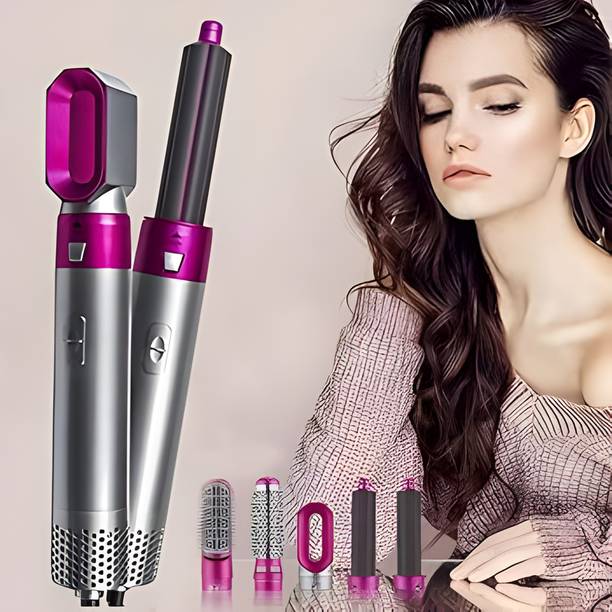 Techelite Professional 5-in-1 Hot Air Styler & Hair Dryer for Women Hot Air Hair Styler with Dryer & Styling Attachments Hair Styler