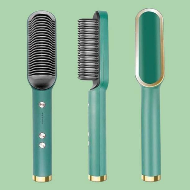 shreeshivshaktisales Electric 3 in 1 Comb Brush Convenient Hair Care Appliance Electric 3 in 1 Comb Brush Hair Care Straightening Appliance Hair Straightener