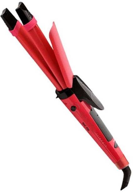 NVA Professional 2 in 1 hair styler corded straightner smooth culer for women Hair Styler