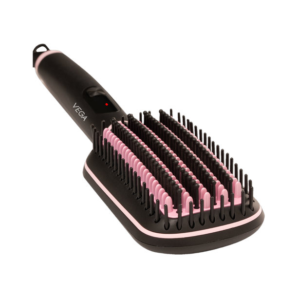 VEGA LitStyle L2 Lit style L2 with Keratin and Argan Oil Infused Ceramic Coated Bristles, VHSB-07 Hair Straightener Brush