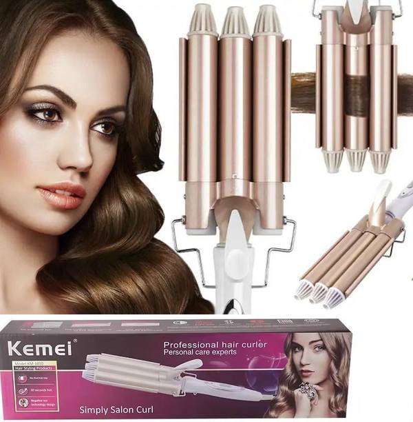 Kemei KM-1010 HAIR CURLER Hair Styler QUALX KM-2209 Professional Hair Flat Iron Curler Hair Straightener Hair Straightener