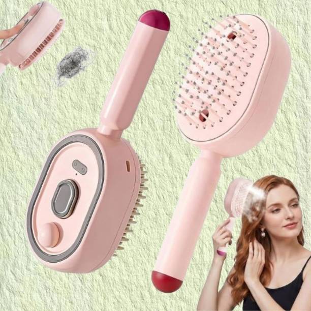 ARIHANTCART Easy Clean Soft Bristle Scalp Cleaner Hair Straightener Brush