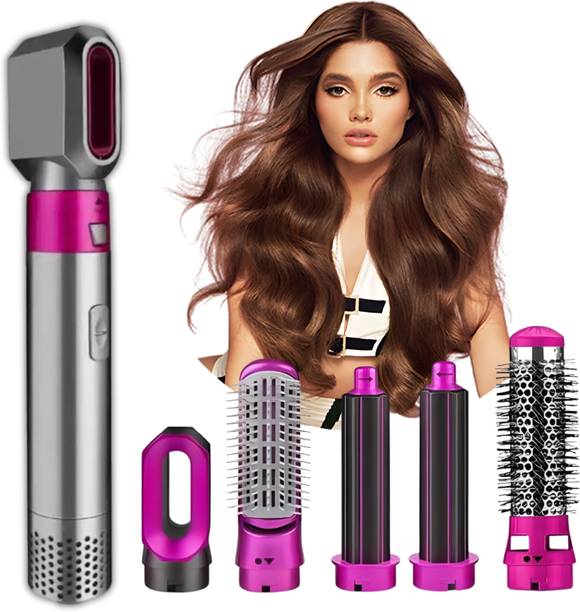 Dizosonic HOT DEAL Hot Air Brush,hair curler, Electric Hair Styler 5-in-1 Hair Styler Set Manual Curl,hair straightener, Hot Air Brush Hair Styler