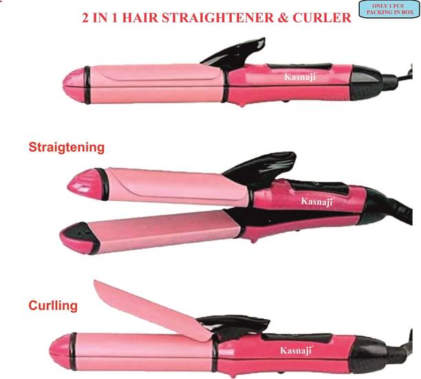 Kemei KN-413 BEAUTY 2 IN 1 HAIR BEAUTY SET KM-329 Straightener Hair Straightener