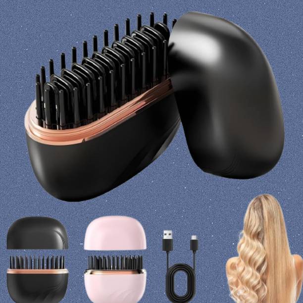 EKISHA Elegant Aura Hair Straightening Comb with USB Charging DreamWave Portable Tool Hair Straightener