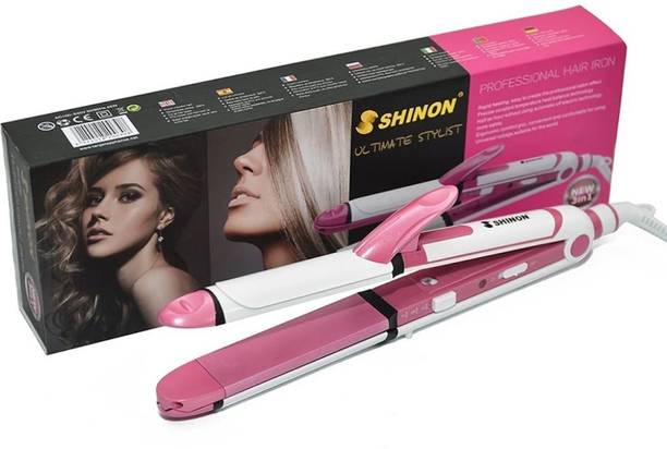 MOONLIGHT ENTERPRISE 3 in 1 Hair Straightener, Curler & Crimper Ceramic Coated Hair Styling Tool 3 in 1 Hair Straightener Hair Straightener