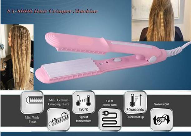 NVA Smooth Hair Styling Ceramic Coated Straightner Or Crimper For Girls & Ladies Hair Styler