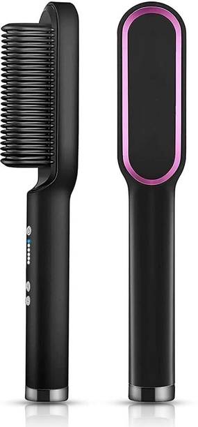 Milixir Stylish Hair Straightener Brush with Ionic Care & 5 Heat Settings | Hair Straightener Comb Hair Straightener