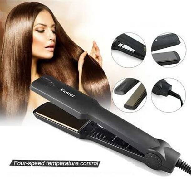 Kemei KM-329 PROFESSIONAL HAIR STRAIGHTENER BLP103 Hair Straightener (Black)