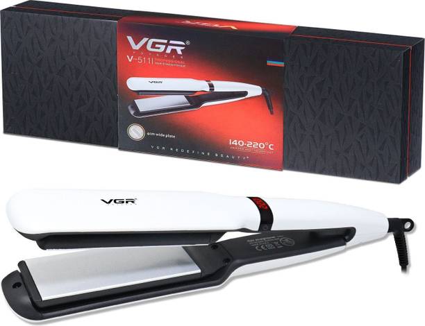 VGR V-511 Hair Straightener For Women, White V-511 Professional Hair Straightener For Women, Digital Display (White) Hair Straightener