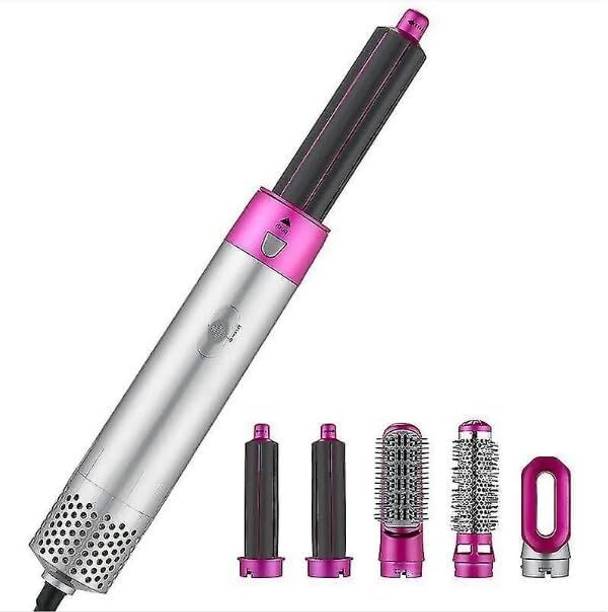 Seashot 5-in-1 Air Styler- Hot Air Brush, Straightener Brush, Curling Blow Dryer Electric Hair Styler