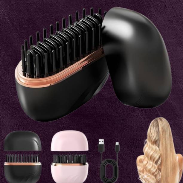 EKISHA Lightweight Cordless Hair Styling Comb for Travel Convenience CompactEase Styling Comb Hair Straightener