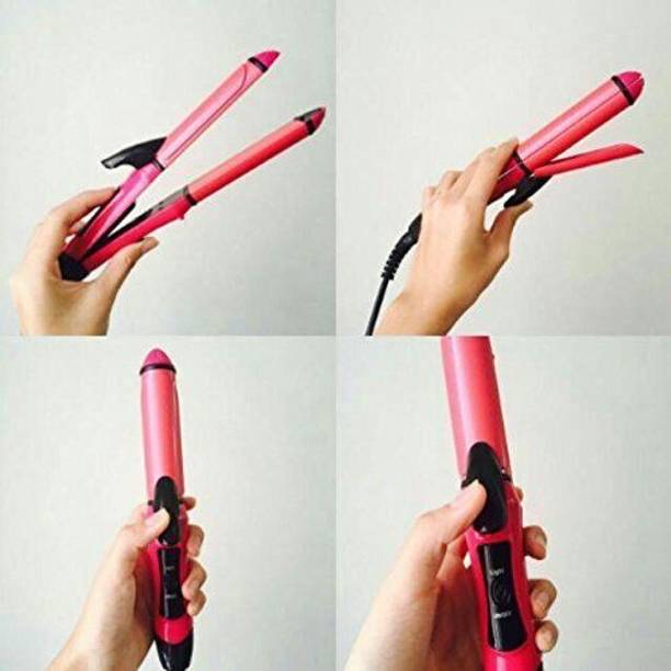 Dytrix Hair Styler Tool Curling Anti-perm Straight Hair Comb Iron Tourmaline U192 2IN1 Hair Curler & Straightener With (Temprature control & Quick heat) S42 Hair Straightener