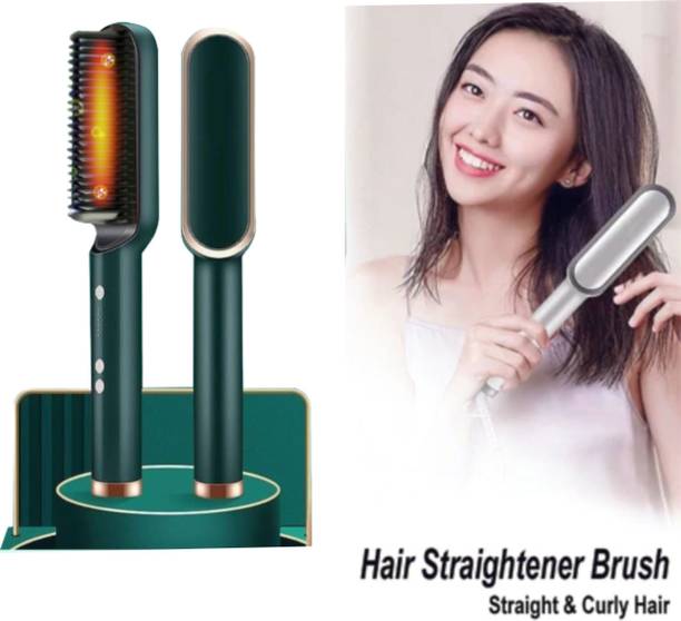 Ramya Beauty care Professional HQT 909b Hair Straightener comb Styler 5 Temperature Control S122 Hair Straightener Brush