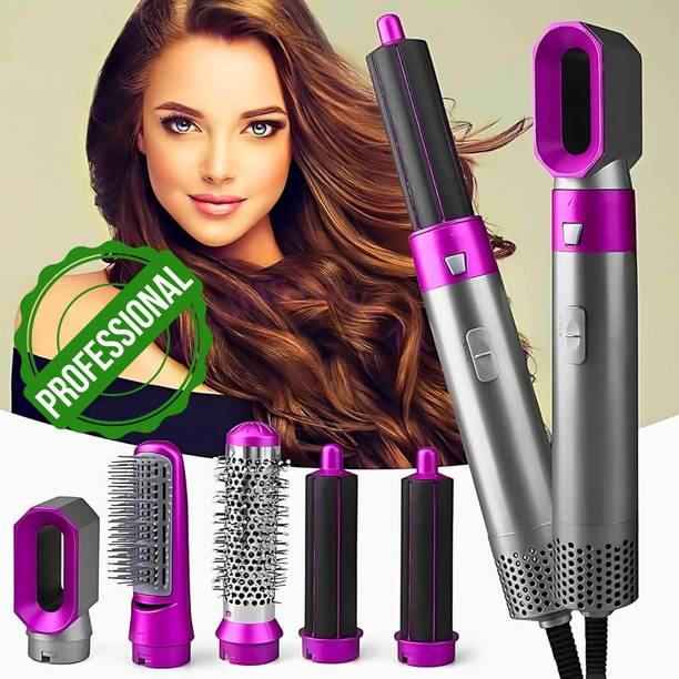 Dizosonic 5-in-1 Hot Air Styling Tool – Hair Dryer Comb for Straightening, Curling, Drying Electric Hair Styler