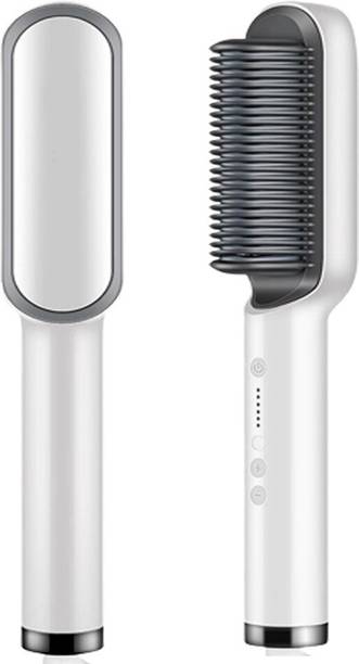 hqt Electric Corded Hair Straightener Brush Personal Useful Hair Styler Hair Straightener Brush