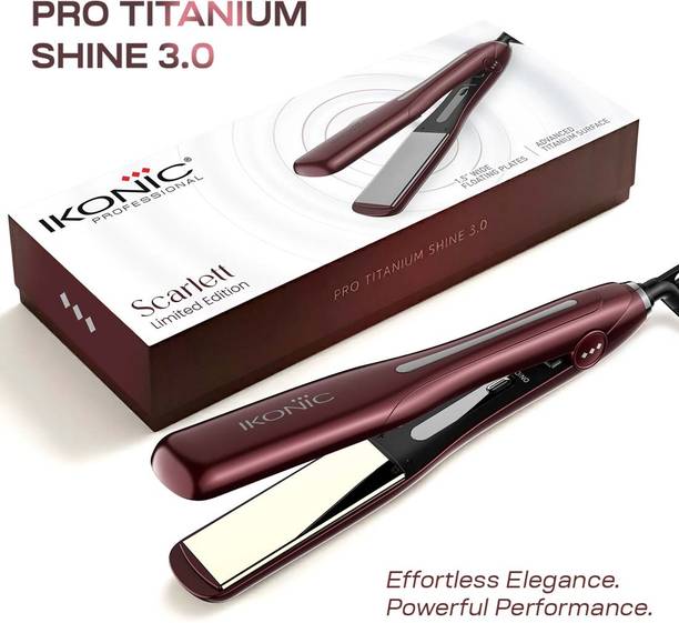 Ikonic Professional Pro Titanium Shine 3.0 Scarlett Limited Edition Hair Straightener