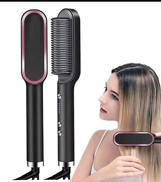 Tadatmay Fast Heating Electric Straightener with 5 Temperature | Hair Comb for Women & Men Hair Straightener