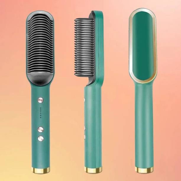 HRT Hair Straightener Comb Brush Hair Straightener Brush