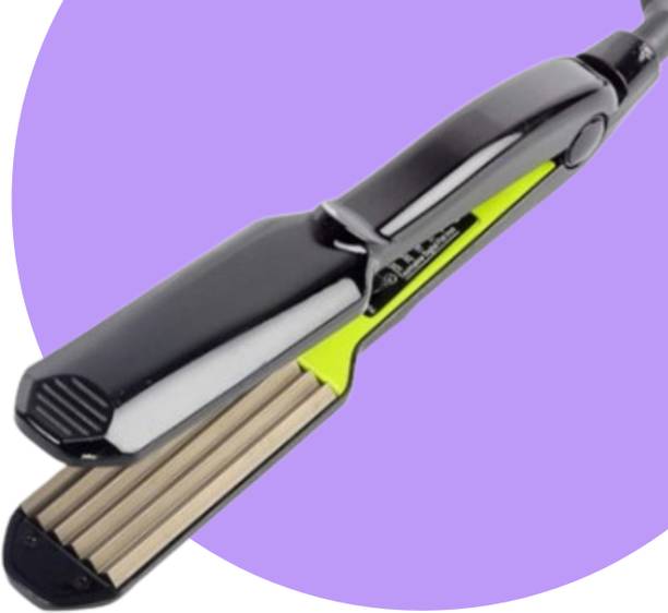 BAZER AT-8240A Professional Crimper Machine for Hair with Steam Iron Electric Hair Styler