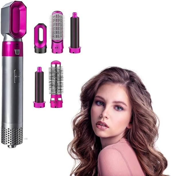 Lipzie 5-in-1 Multifunctional Hot Air Hair Dryer Brush Hair Styler