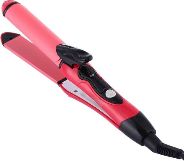 NavdajuJI 2IN1 Hair Curler & Hair Straightener With Temperature Control XT167 Hair Straightener