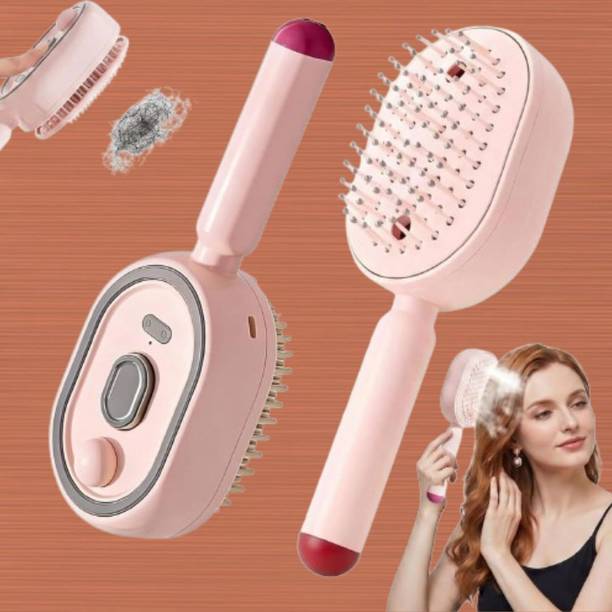 SamraSales Simple Design Soft Bristle Scalp Cleaner Hair Straightener Brush