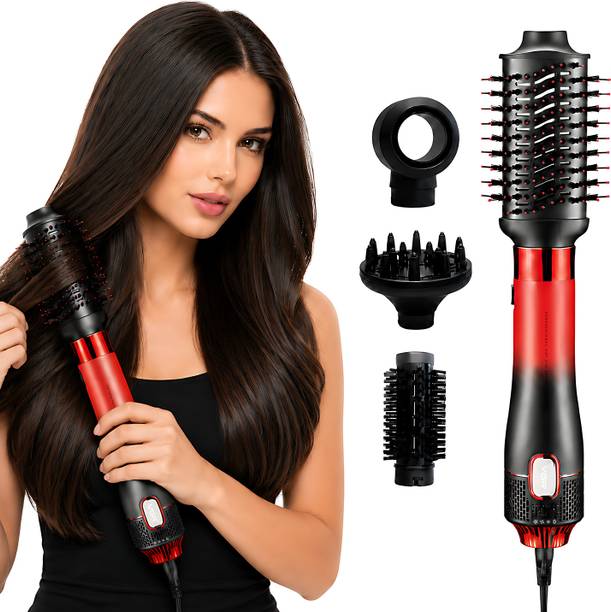 VGR V-484 Professional 4 IN 1 Hot Air Brush Hair Straightener Brush