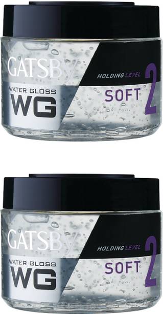 GATSBY Japan Water Gloss - Soft, Hair Gel each (Pack of 2) Hair Gel