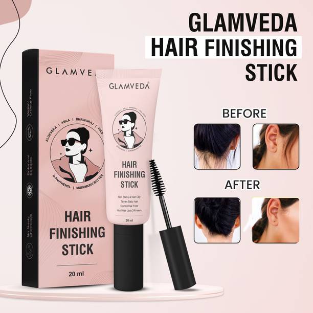 GLAMVEDA Hair Finishing Stick - Frizz Control and Baby Hair Styler for 24-Hour Hold | Hair Gel