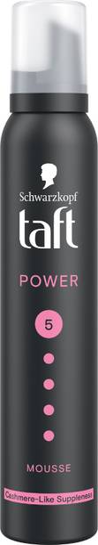 श्वार्ज़कोप्फ TAFT Power Hold 5 Hair Mousse To Control Frizz, Lasts 24 Hours बालों का मूस