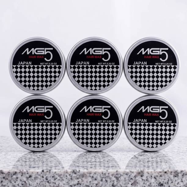 De_Huda MG 5 Hair Wax Combo Pack of 6 Hair Gel
