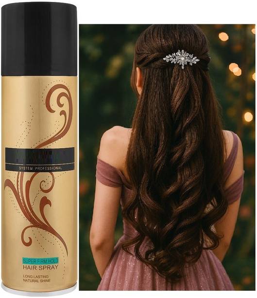 GULGLOW99 Hold Hair Spray For All Hair Types Natural Finish and Strong Hold Hair Spray