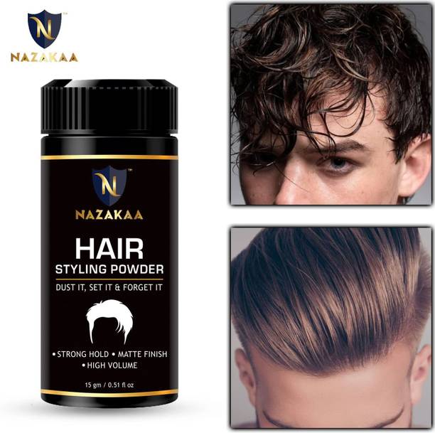NAZAKAA Hair Styling Powder for High Volume, Strong Hold, Matte Look nd Invisible Finish Hair Powder