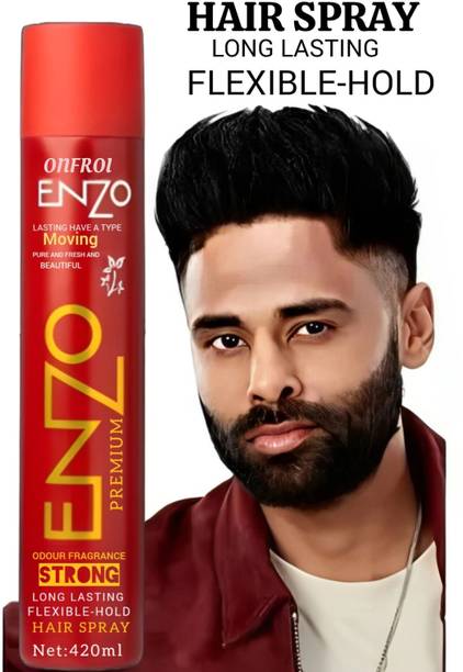 Fleeto Premium Strong Hold Hair Spray for Men | Long Lasting, Flexible-Hold (pack of 1) Hair Spray