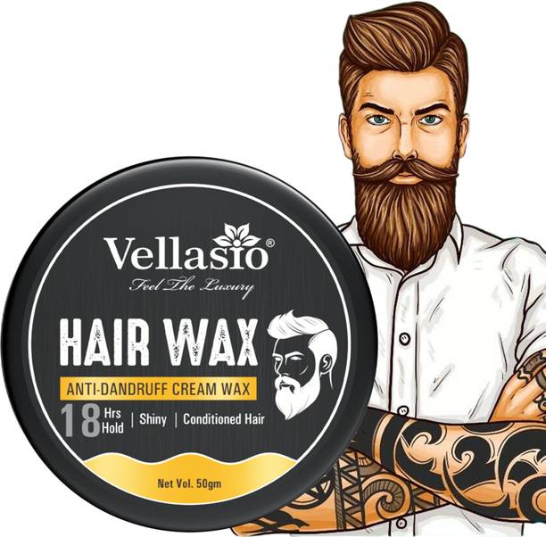 vellasio Hair Wax for Men Anti-Dandruff Wax, Up to 18-Hour Hold, Shiny & Hair Conditioner Hair Wax