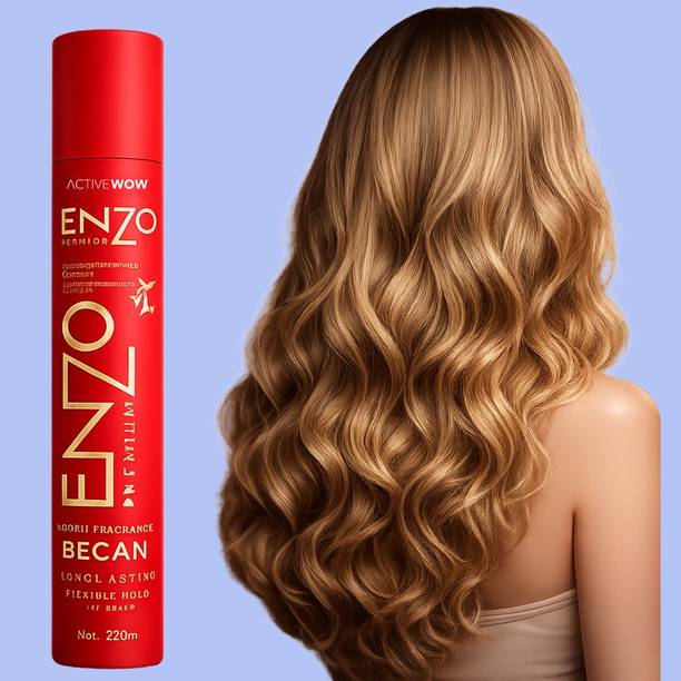 Activewow Enzo Hair Spray Premium Strong 420ml Long Lasting Flexible Hold AI52 Hair Spray