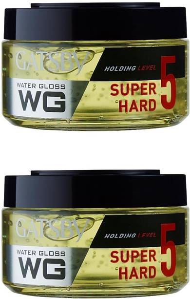 GATSBY Japan Water Gloss - Super Hard,(Pack of 2) Hair Gel