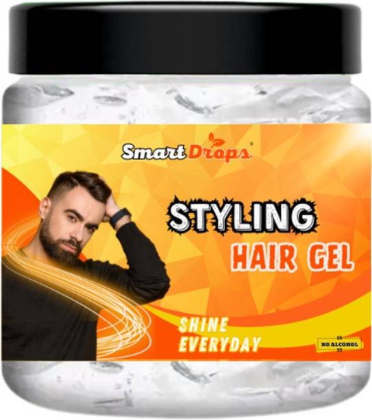 smartdrops Hair Styling Gel All-Day Control, and Shine for a Style Hair Gel for Men Hair Gel