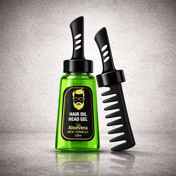 Kryshtrup Aloe Vera Hair Gel for Strong Hold & Shine Hair Gel