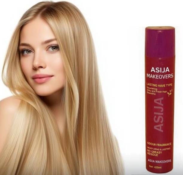 asija makeovers Professional Hair Spray Long Lasting Flexible Damage Free Hair Style Hair Spray