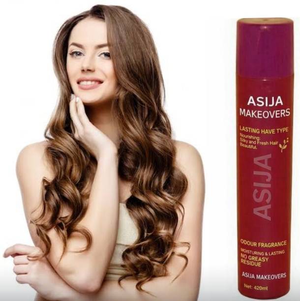 asija makeovers High Quality Hair Spray Long Lasting Flexible Damage Free Hair Style Hair Spray