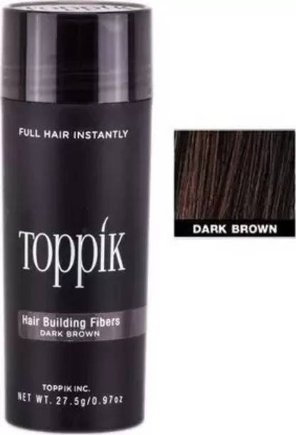 toppik Hair Fibers For Hair Loss Concealer & Instant Styling Dark Brown Color 1 Unit Hair Fiber