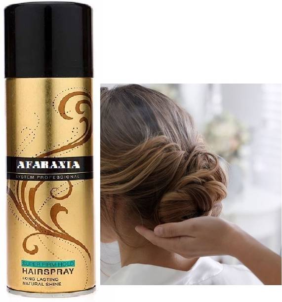 AFARAXIA Super Hold All Day Hair Spray Hair Locking & Ultra Strong Hold Hair Spray Hair Spray