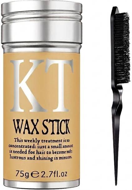 HOOMUSS Hair Wax Stick for Frizzy & Baby Hair With Teasing Hair Brush Hair Cream